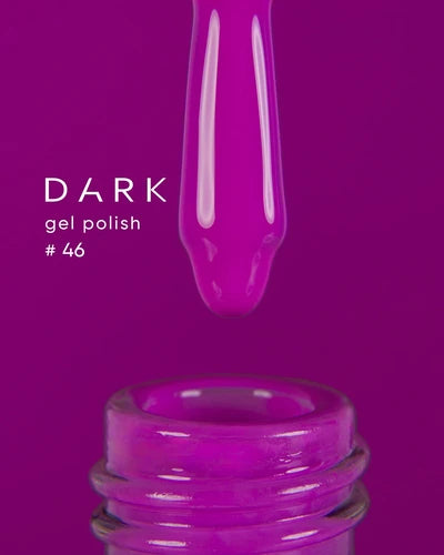 Dark Gel lak 46, 10 ml, fuchsie
