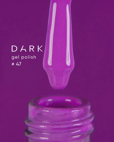 DARK Gel lak 47, 10 ml, fuchsie