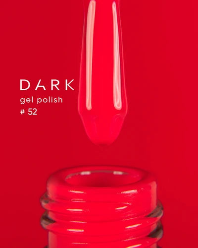 Dark Gel lak 52, 6 ml, červený