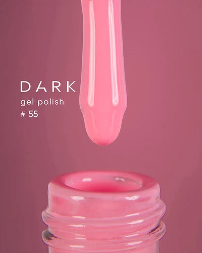 Dark Gel lak 55, 6 ml, růžový