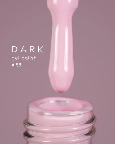 DARK Gel lak 58, 10 ml, růžový