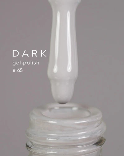 DARK Gel lak 65, 10 ml, šedý