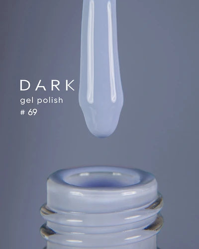 DARK Gel lak 69, 6 ml, bleděmodrý