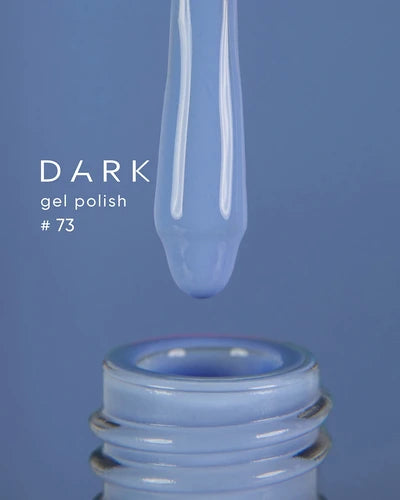Dark Gel lak 73, 6 ml, bleděmodrý