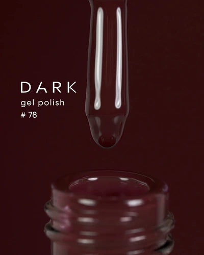 Dark Gel lak 78, 10 ml, bordový