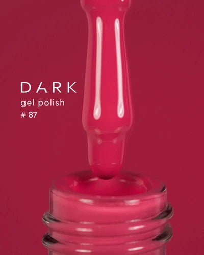 Dark Gel lak 87, 6 ml, červený