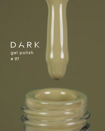 DARK Gel lak 97, 10 ml, zelený