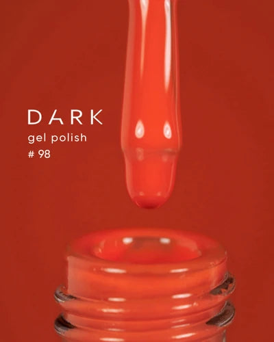 DARK Gel lak 98, 10 ml, oranžový