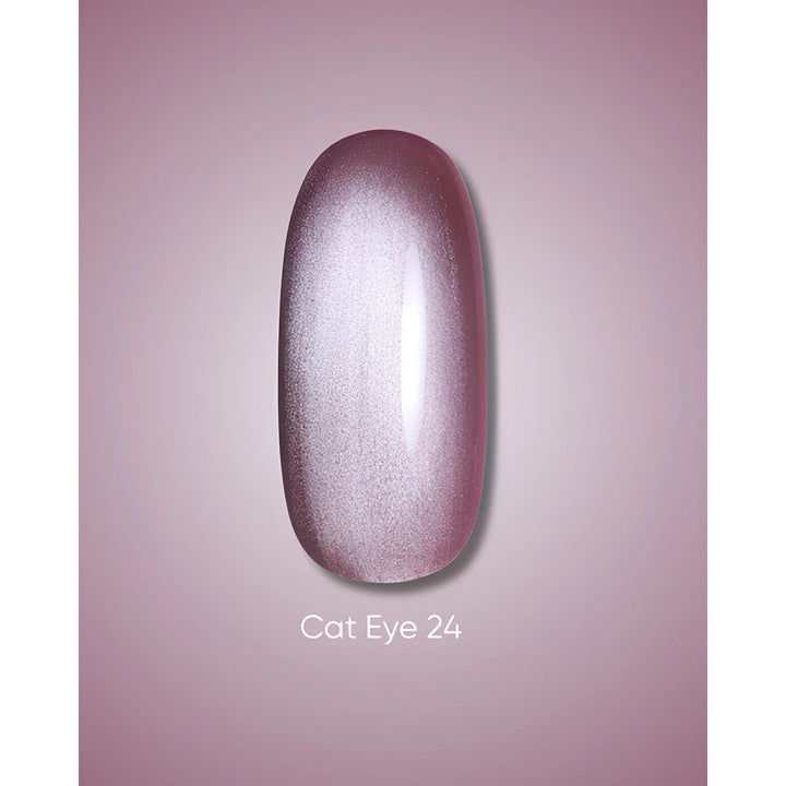 Dark Gel lak Cat Eye 24, 10 ml, růžový