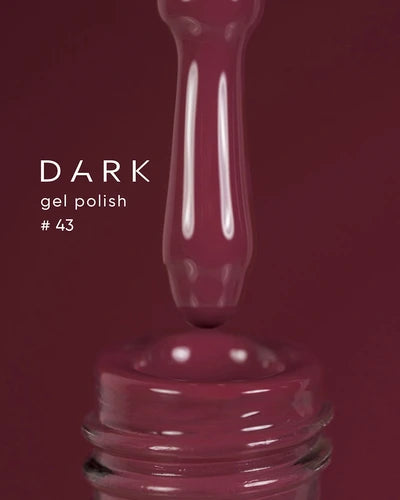 Dark Gel lak 43, 10 ml, červený