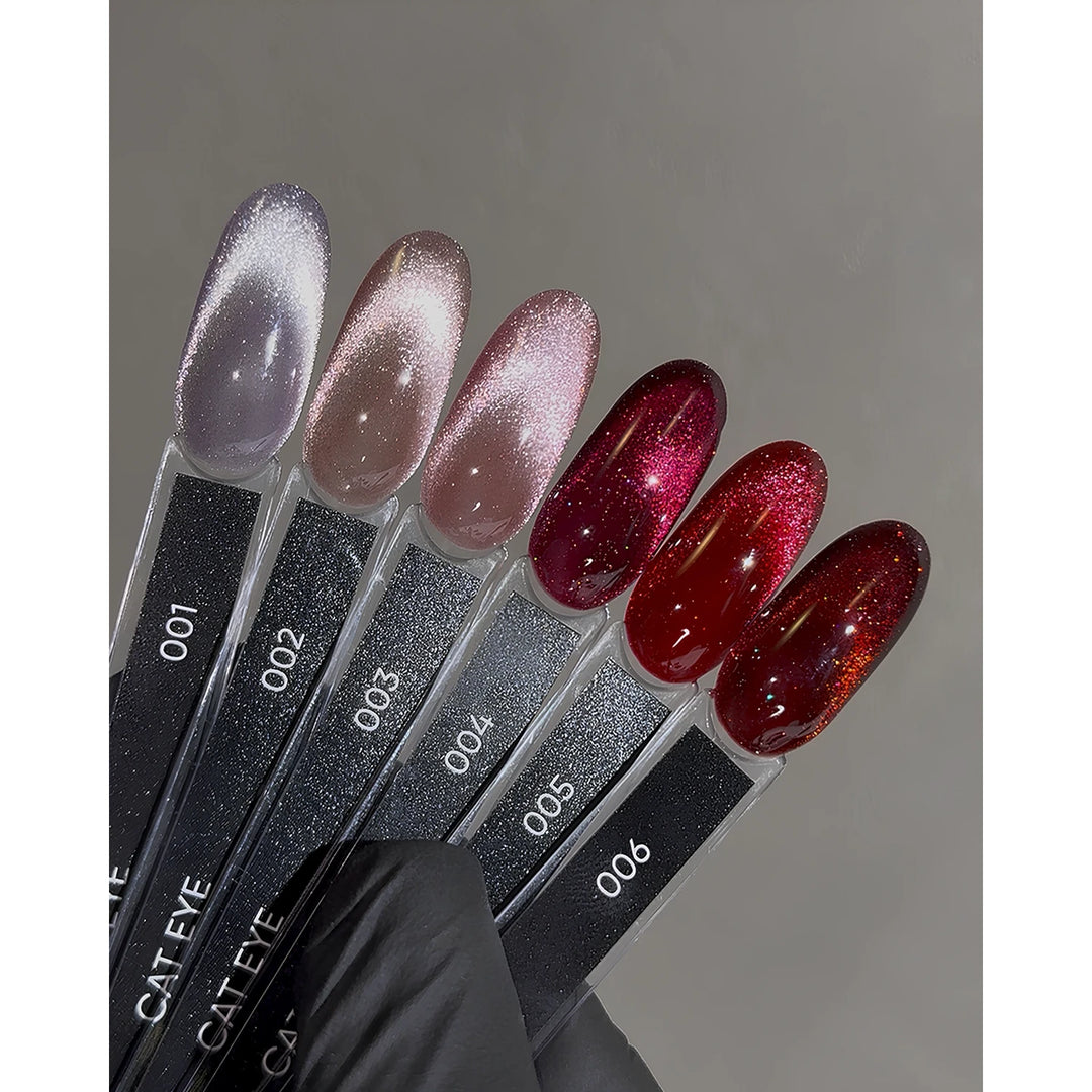 Dark Gel lak Cat Eye 04, 10 ml, bordový