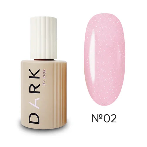 DARK Pro báze Opal 02, 15 ml, růžová s perleťovým efektem