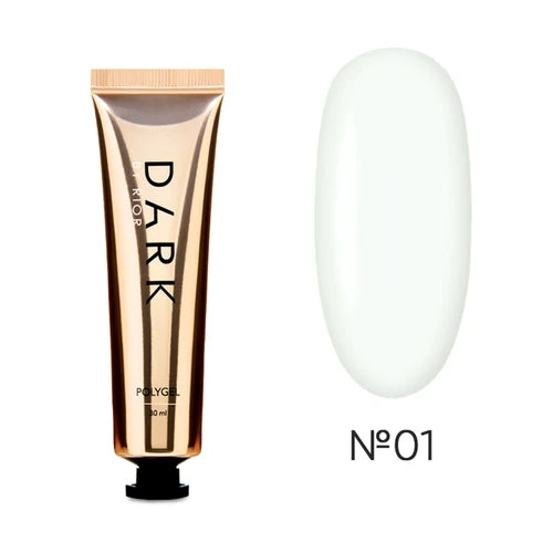 DARK Polygel 01, 30 ml, čirý