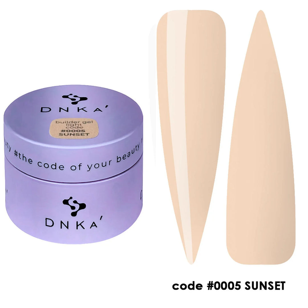 DNKa' Stavební gel LIGHT #0005 SUNSET, 30 ml