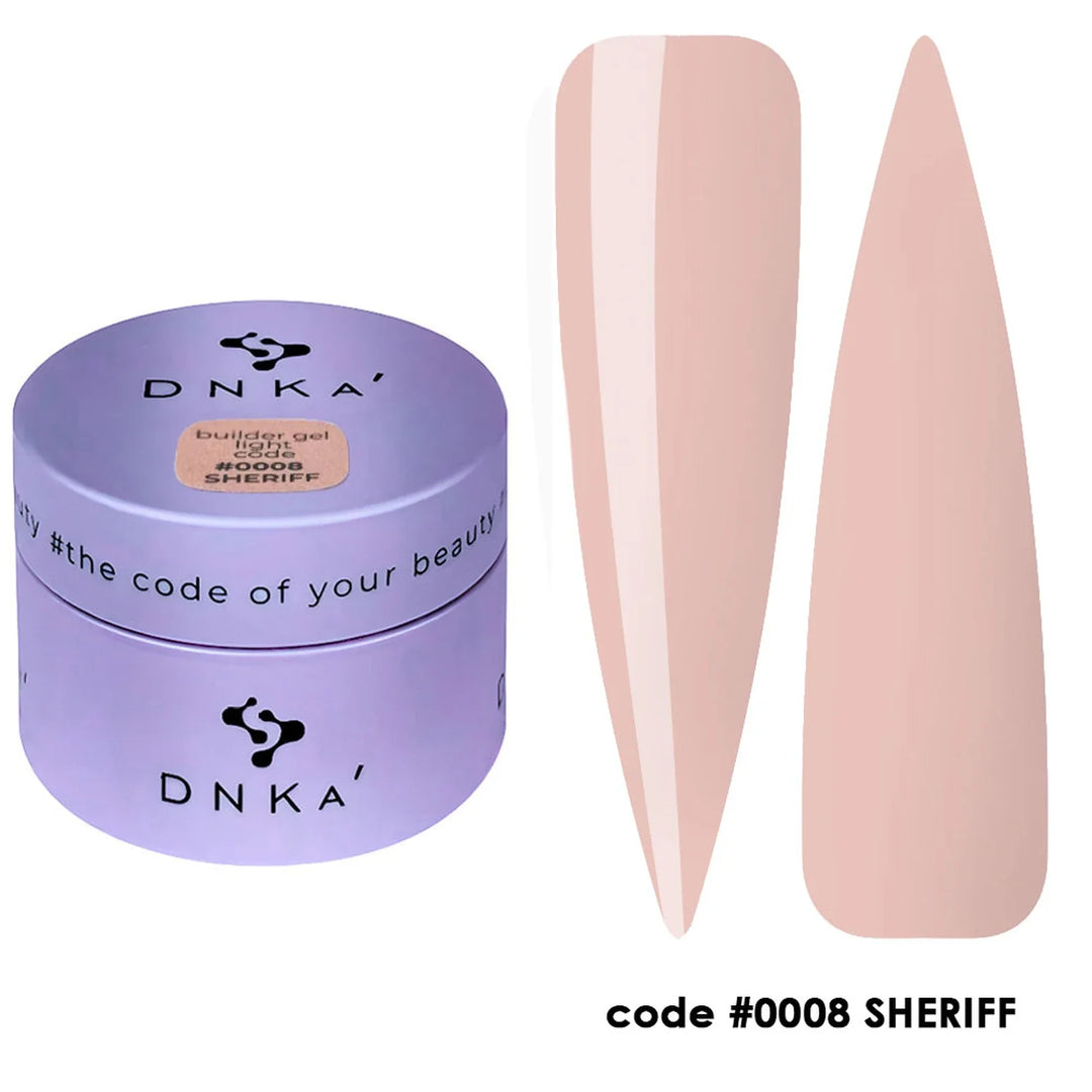 DNKa' Stavební gel LIGHT #0008 SHERIFF, 30 ml
