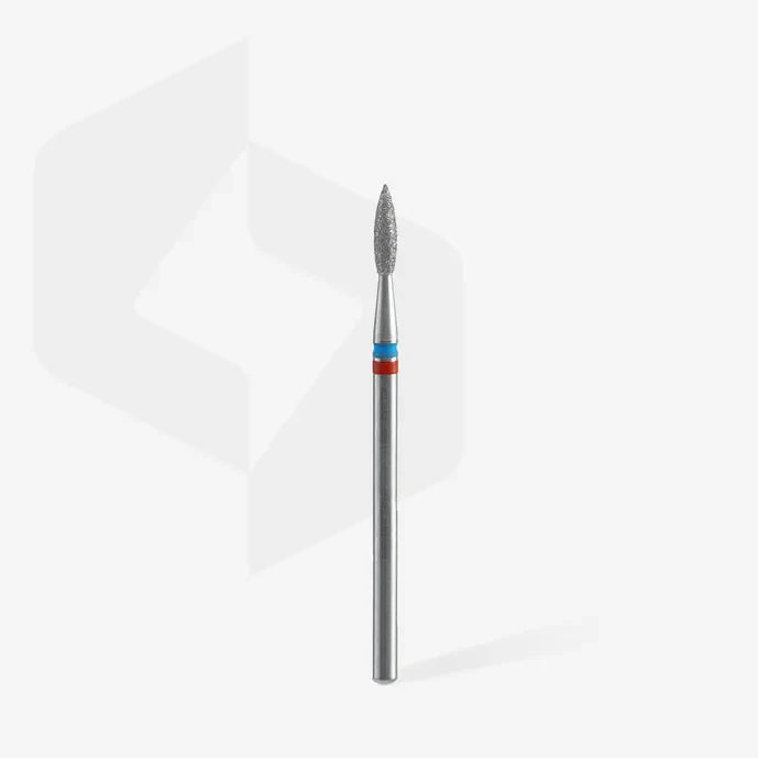 Staleks Diamond nail drill bit DUO flame red-blue EXPERT