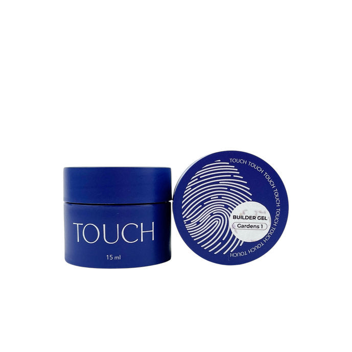 TOUCH Stavební gel Gardens 01, 15 ml, mléčný