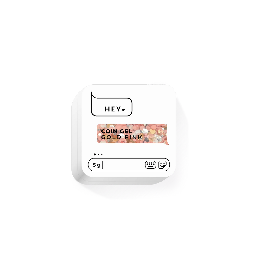 HEYLOVE Coin Gel Zlato-růžový, 5 g