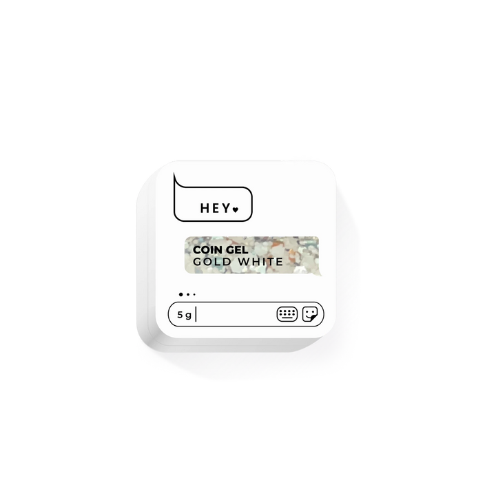 HEYLOVE Coin Gel Zlatobílý, 5 g