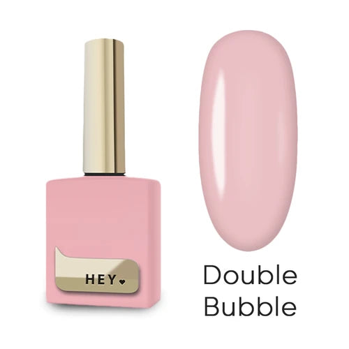 HEYLOVE BB Top Double Bubble, 15 ml – růžový lesklý top bez výpotku