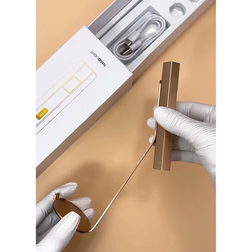 Přenosná manikúrní lampa HEYLOVE HANDlight Rose Gold s magnetickým stojanem