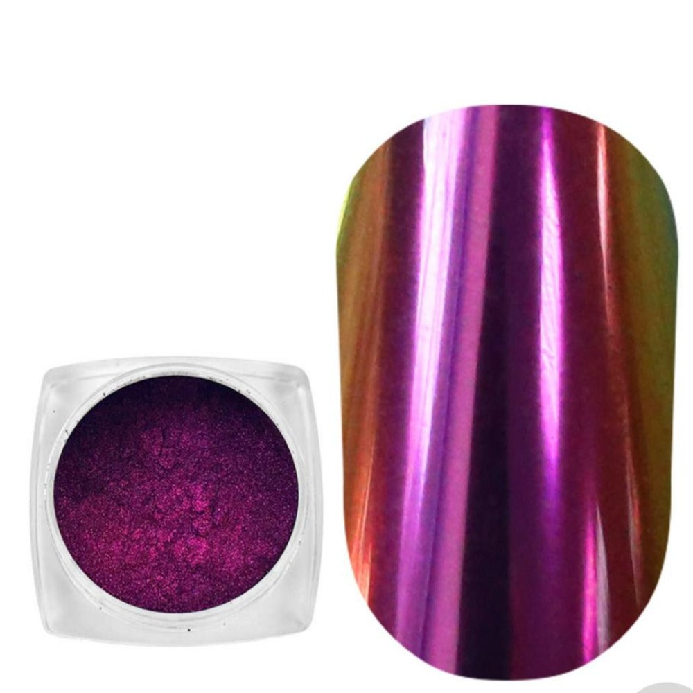 Komilfo třpytivý prášek Beetle č. 006 (růžovo-zlatý odstín), 0,5 g