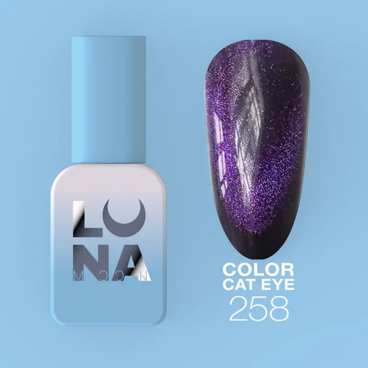 LUNA Gel Polish Color Cat Eye 258, 8 ml