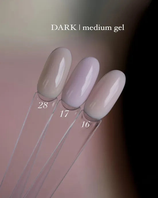DARK Medium gel 28, 30 ml, béžový