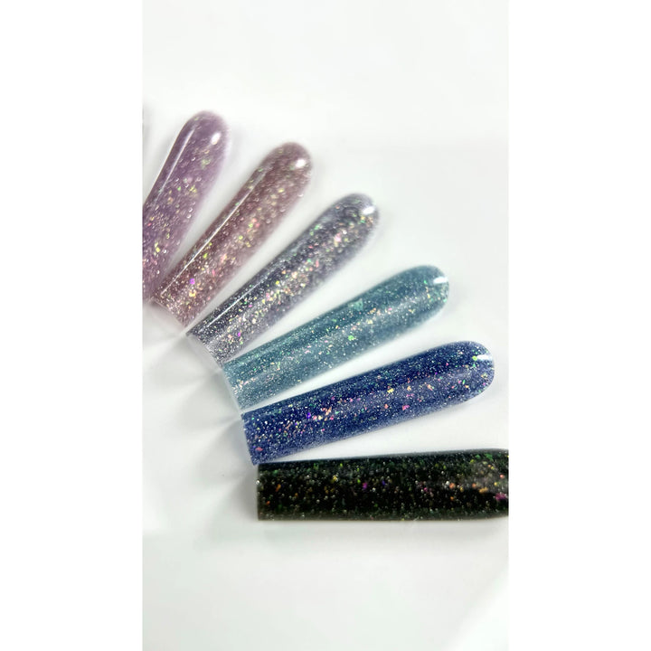 TOUCH Tekutý stavební gel MIRAGE 2, 15 ml, s třpytkama