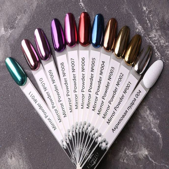 Komilfo Mirror Powders - set of samples