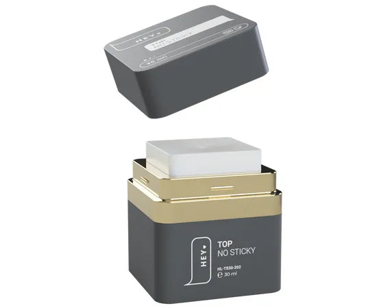 HEYLOVE Lesklý No-Wipe top (bez výpotku), 30 ml (No Sticky Top Coat)