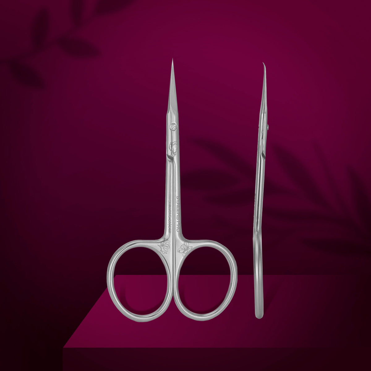 STALEKS PRO Nůžky na kůžičku s háčkem EXCLUSIVE 21 TYPE 2 (Magnolia)