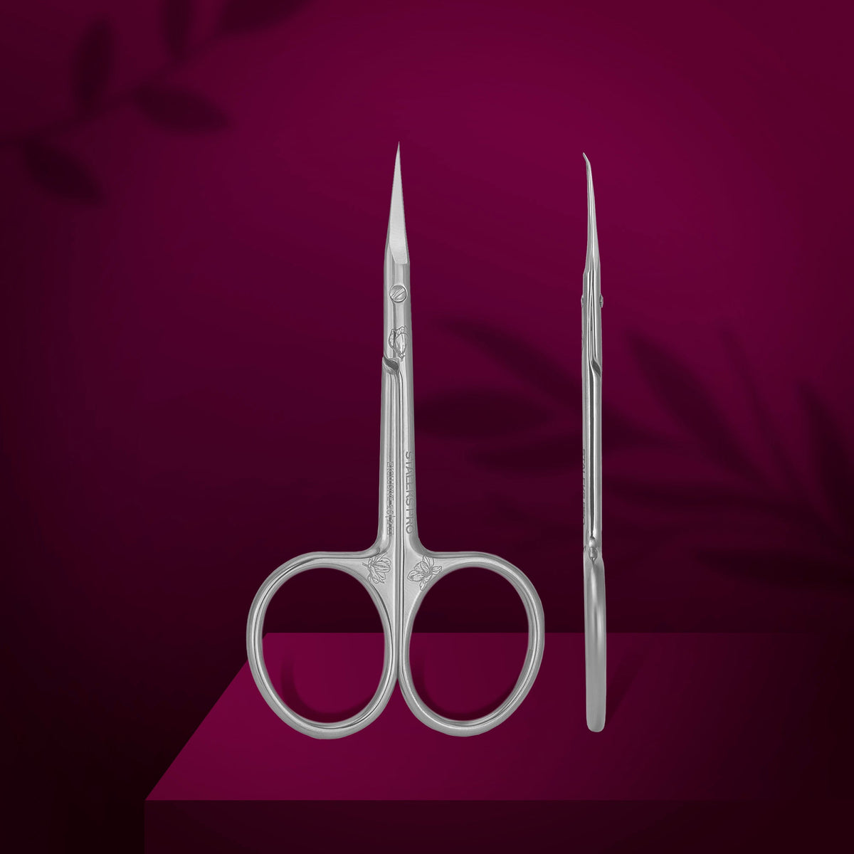 STALEKS PRO Nůžky na kůžičku s háčkem EXCLUSIVE 23 TYPE 2 (Magnolia)
