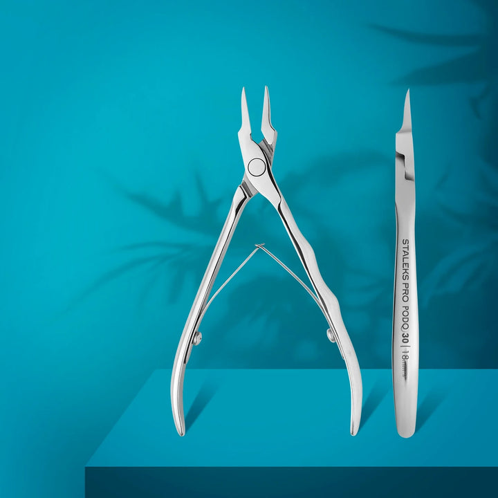 Profesionálne klieštičky na zarastené nechty Staleks PODO 30, 18 mm NS-30-18
