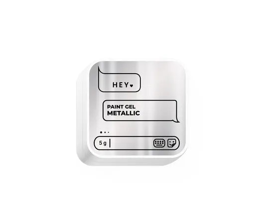 HEYLOVE Gel na malování Metallic, 5 g
