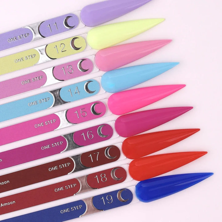 LUNA One Step Gel lak na pedikúru 17, 8 ml – vzorník odstínů