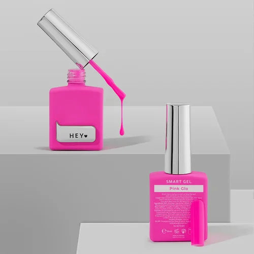 HEYLOVE Smart stavební gel “Pink Glo”, 15 ml