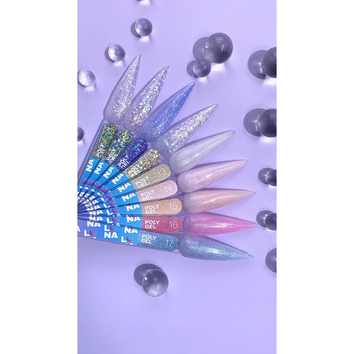 LUNA Poly Gel 13, 30 ml – vzorník odstínů