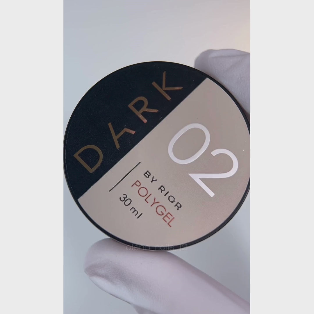 DARK Polygel v kelímku 02, 30 ml, růžový