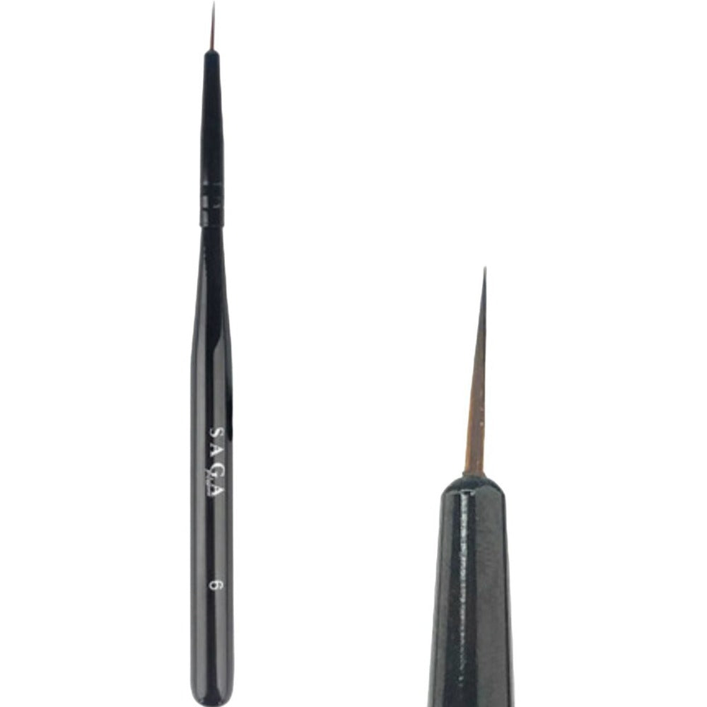 SAGA profesionální štětec liner №6, 9 mm