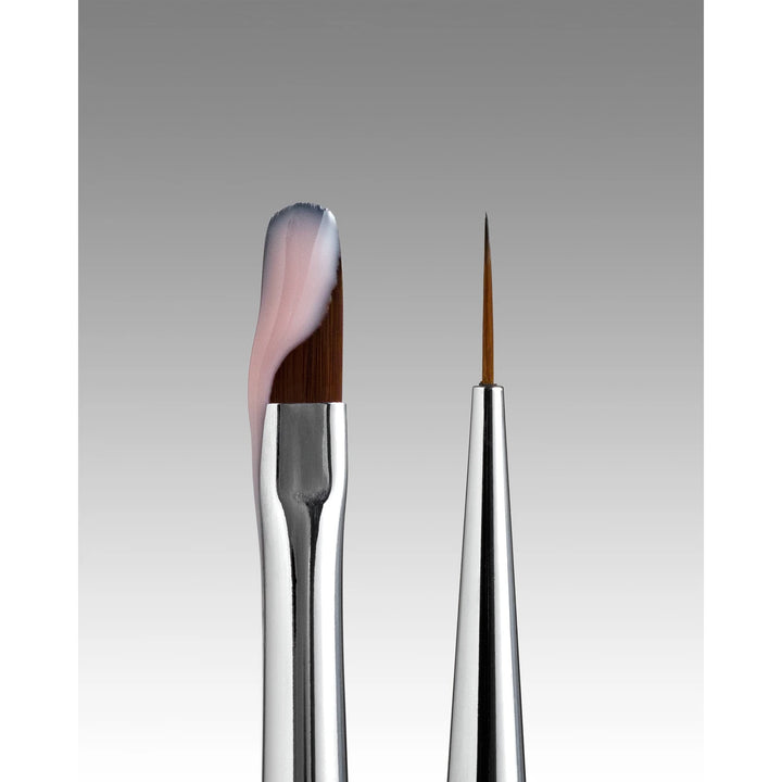 DARK oboustranný štětec (liner 10 mm zaoblený, gel 12 mm) (nový design)
