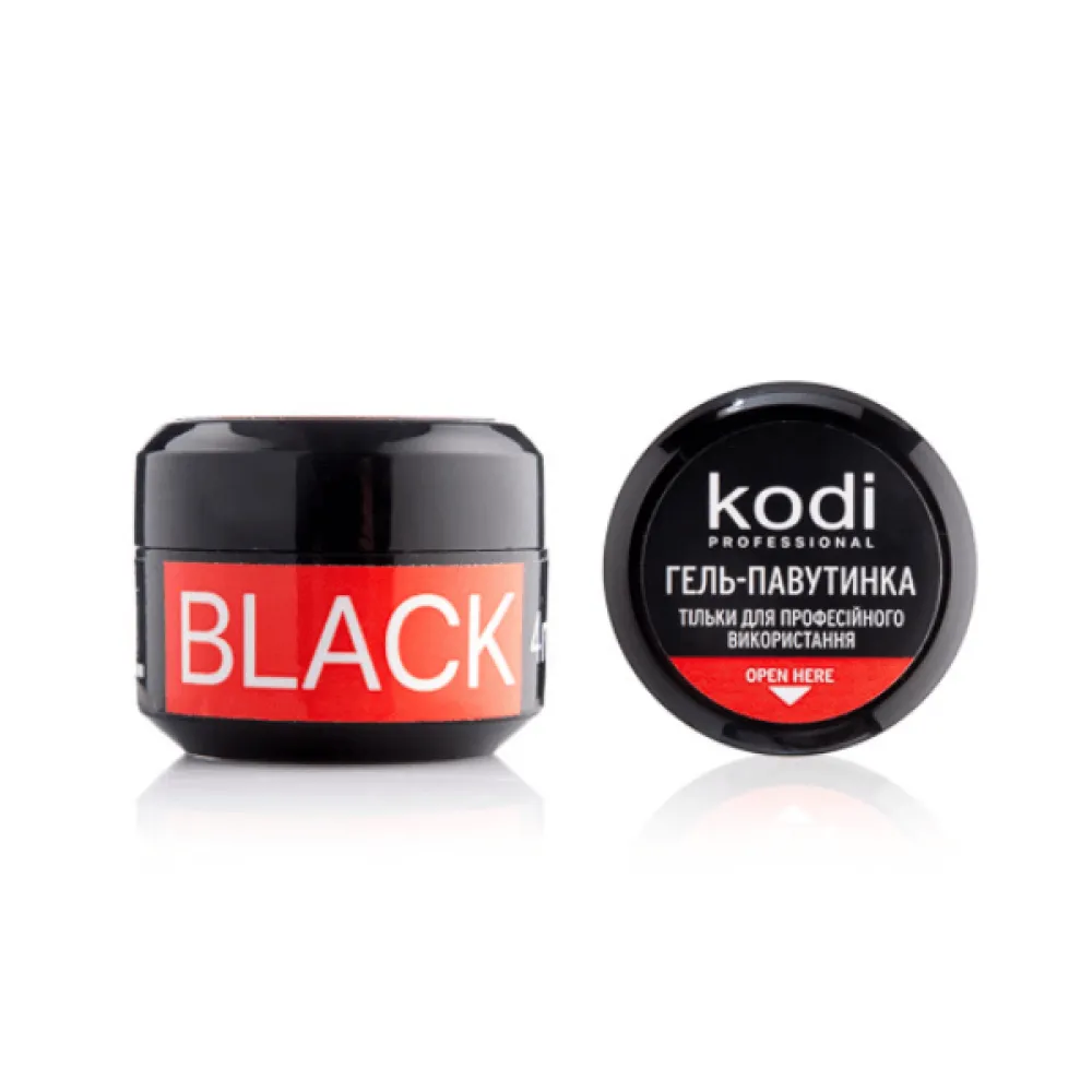 Kodi Professional Spider Gel na nehty 4 ml, černý