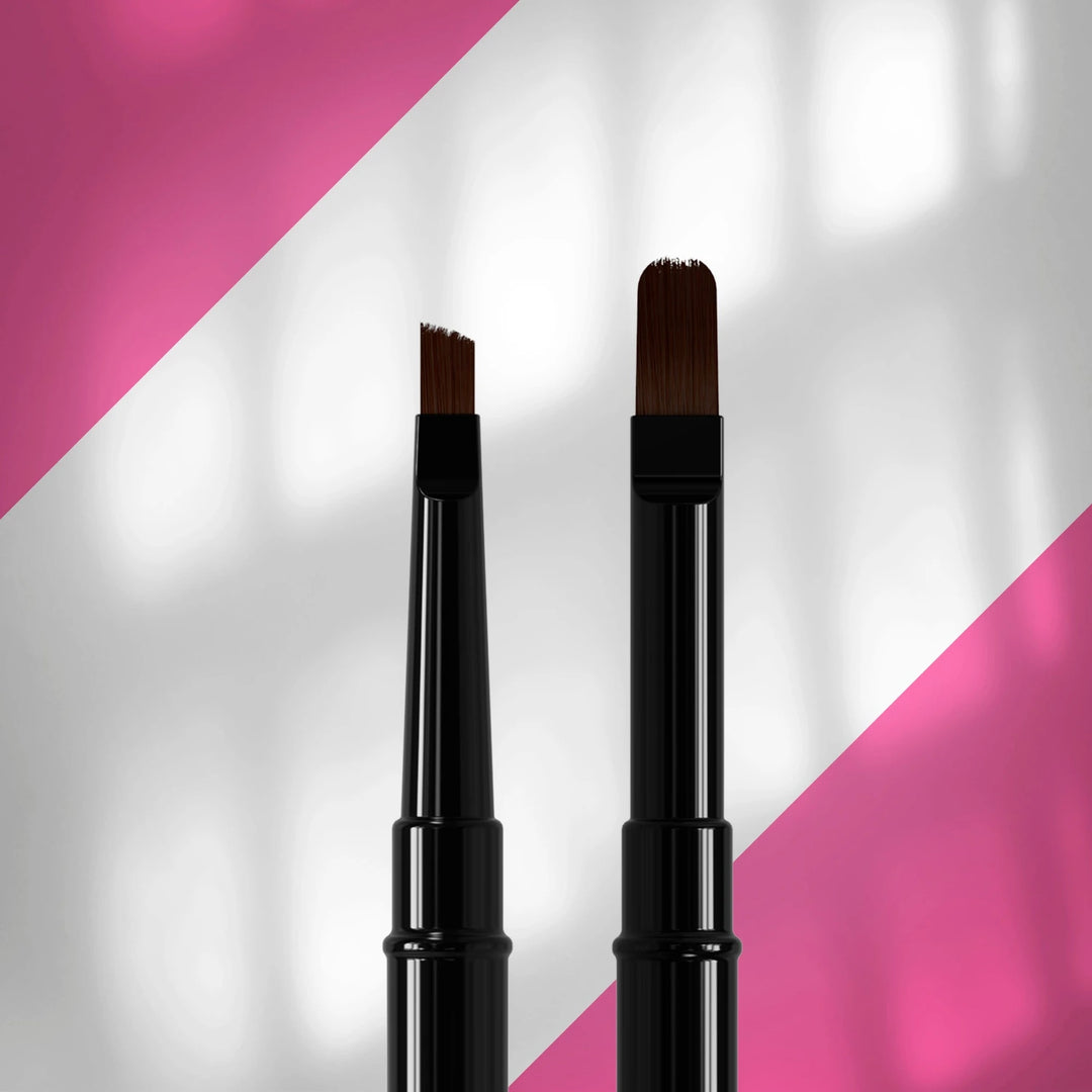 STALEKS PRO Oboustranný štětec EXPERT na gel 11 mm / na gel 7 mm