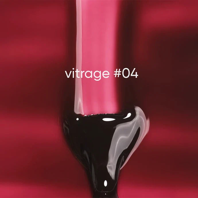 DARK Gel Polish Vitrage - red color